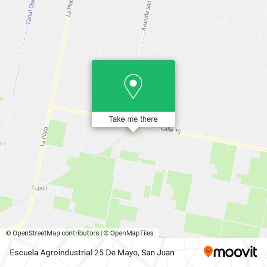 Escuela Agroindustrial 25 De Mayo map