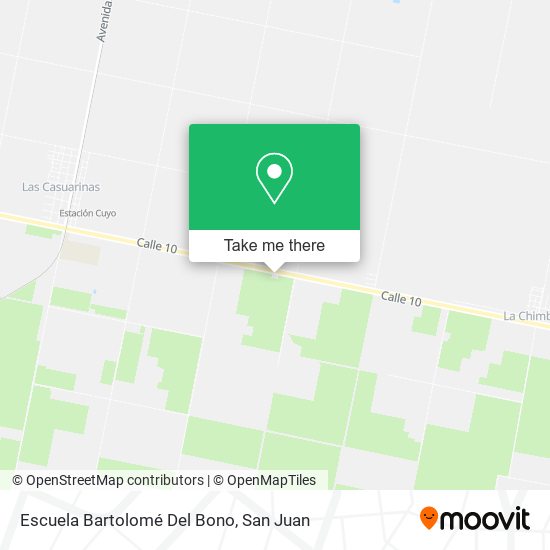 Escuela Bartolomé Del Bono map
