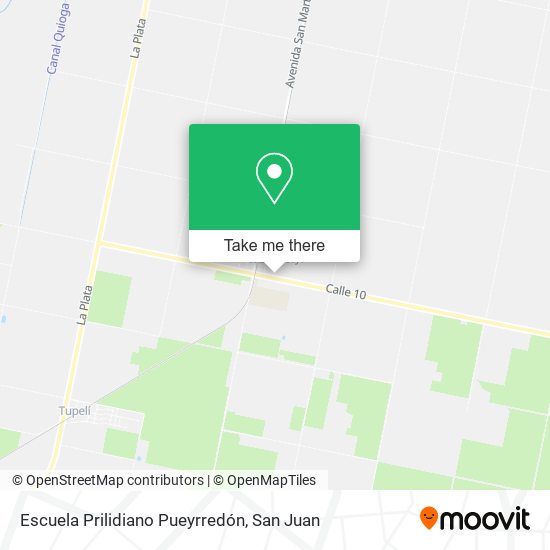 Mapa de Escuela Prilidiano Pueyrredón
