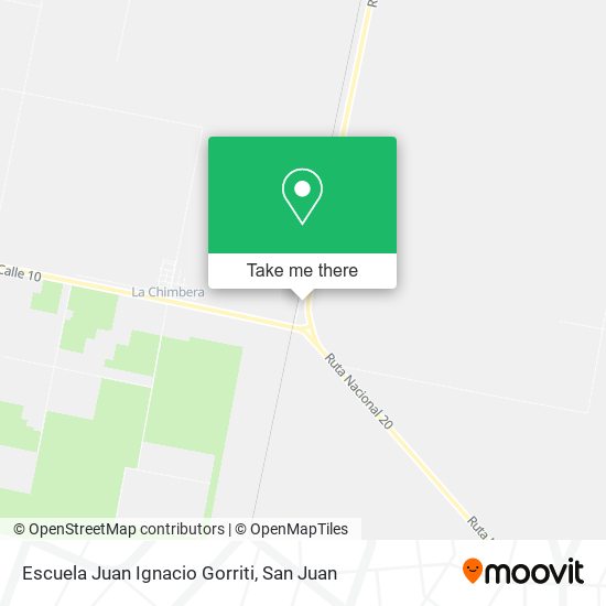 Escuela Juan Ignacio Gorriti map