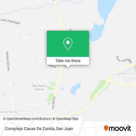Complejo Casas De Zonda map