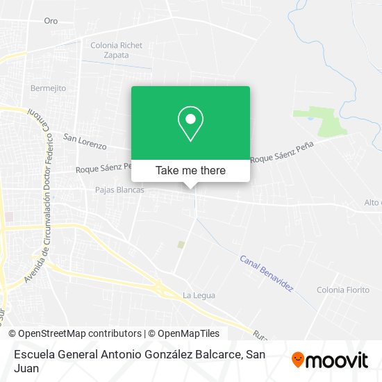 Escuela General Antonio González Balcarce map