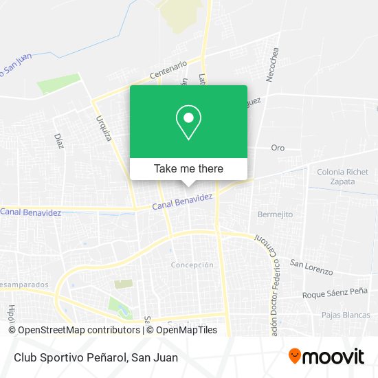 Mapa de Club Sportivo Peñarol