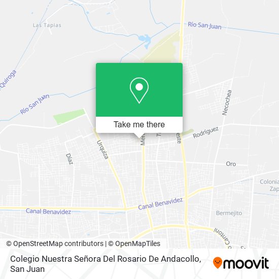 Colegio Nuestra Señora Del Rosario De Andacollo map