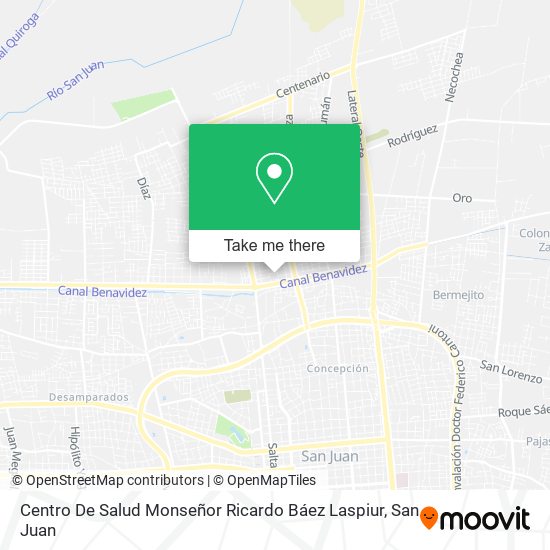 Centro De Salud Monseñor Ricardo Báez Laspiur map