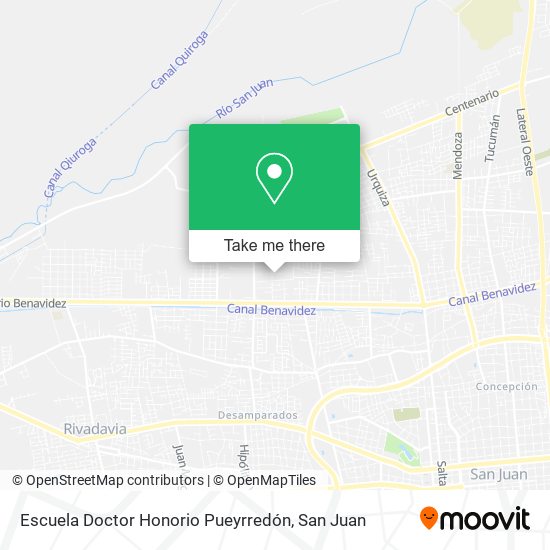 Escuela Doctor Honorio Pueyrredón map