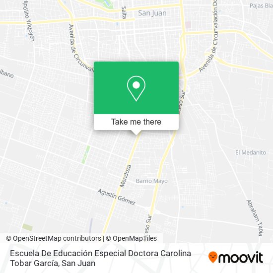Escuela De Educación Especial Doctora Carolina Tobar García map