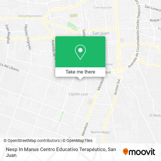 Nesp In Manus Centro Educativo Terapéutico map