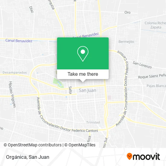 Orgánica map