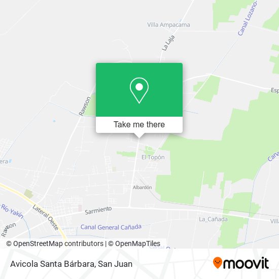 Mapa de Avicola Santa Bárbara