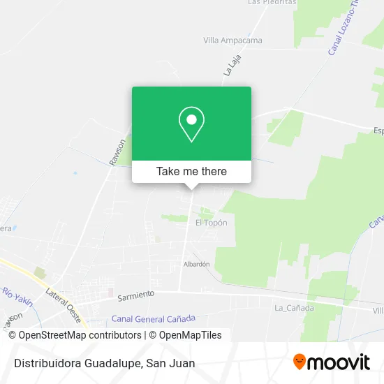 Distribuidora Guadalupe map