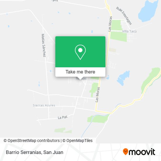 Mapa de Barrio Serranías
