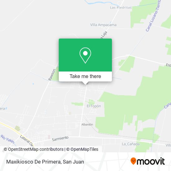 Mapa de Maxikiosco De Primera