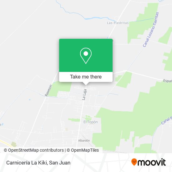 Mapa de Carnicería La Kiki