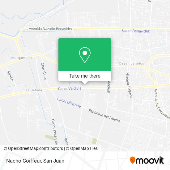 Nacho Coiffeur map