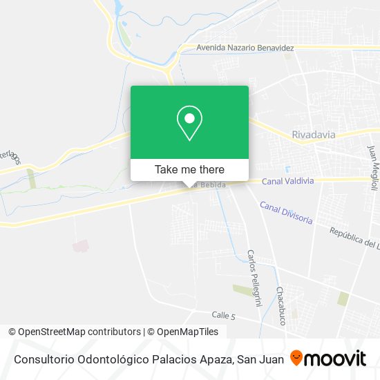 Mapa de Consultorio Odontológico Palacios Apaza