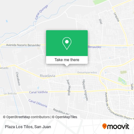 Mapa de Plaza Los Tilos