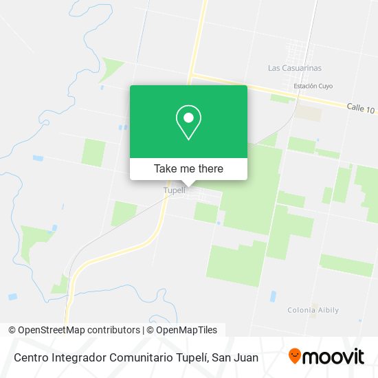 Centro Integrador Comunitario Tupelí map
