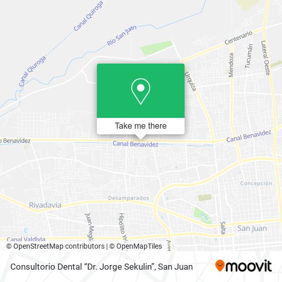 Consultorio Dental “Dr. Jorge Sekulin” map
