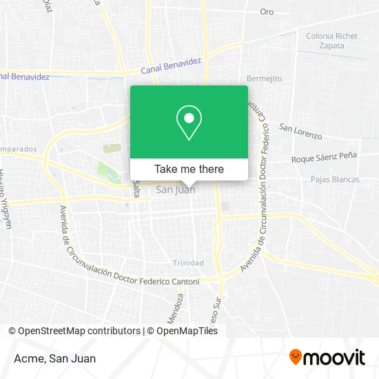 Mapa de Acme