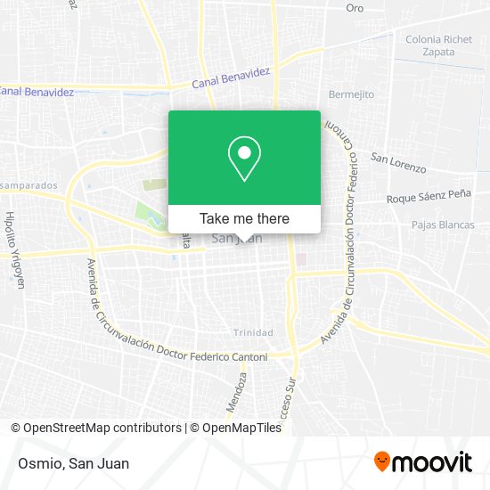 Osmio map