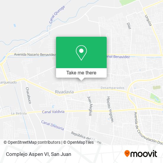 Mapa de Complejo Aspen VI