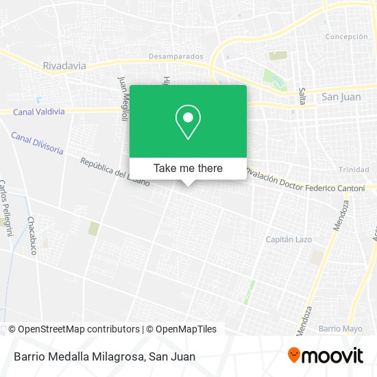 Barrio Medalla Milagrosa map