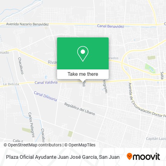 Mapa de Plaza Oficial Ayudante Juan José García