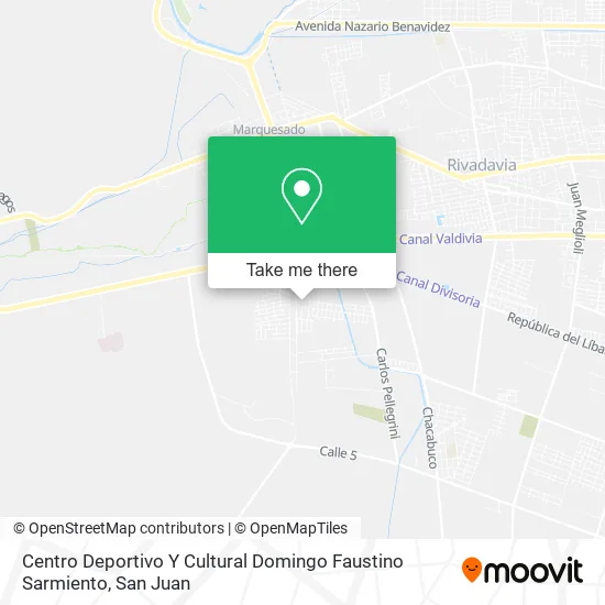 Centro Deportivo Y Cultural Domingo Faustino Sarmiento map