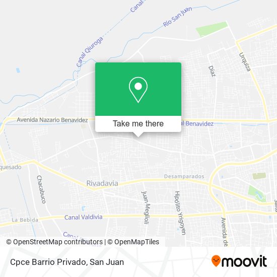 Mapa de Cpce Barrio Privado