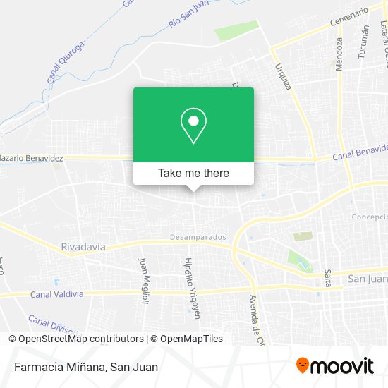 Mapa de Farmacia Miñana