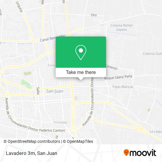 Mapa de Lavadero 3m