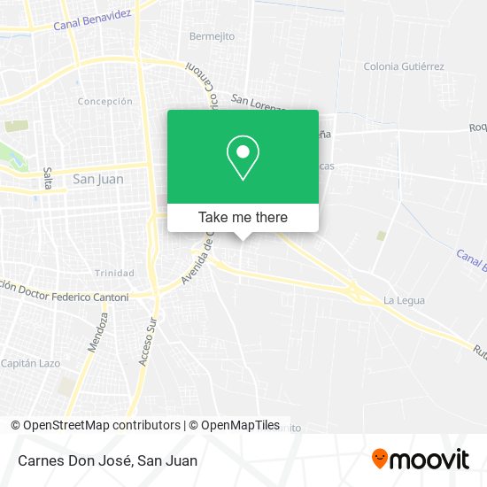 Carnes Don José map