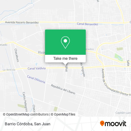 Mapa de Barrio Córdoba