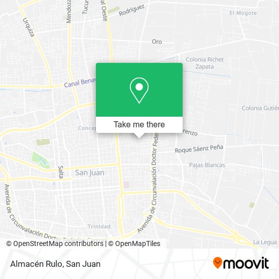 Mapa de Almacén Rulo