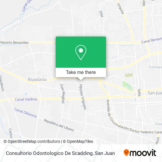 Consultorio Odontologico De Scadding map