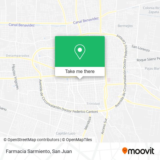 Farmacia Sarmiento map