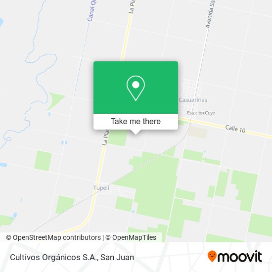Cultivos Orgánicos S.A. map