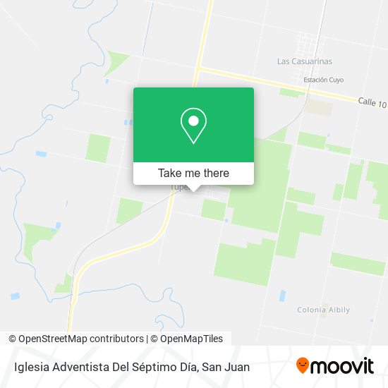 Mapa de Iglesia Adventista Del Séptimo Día