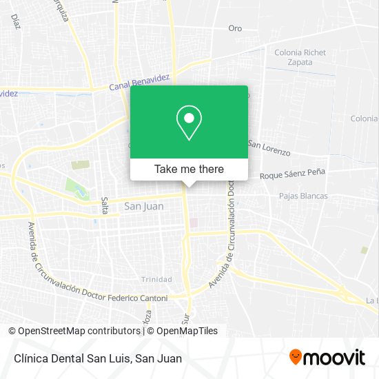 Clínica Dental San Luis map
