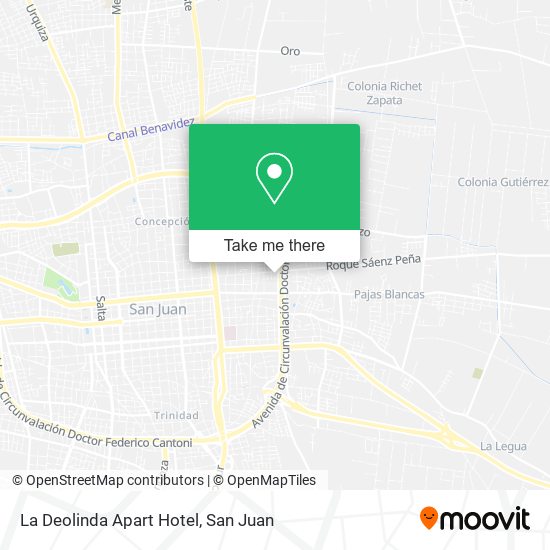 La Deolinda Apart Hotel map