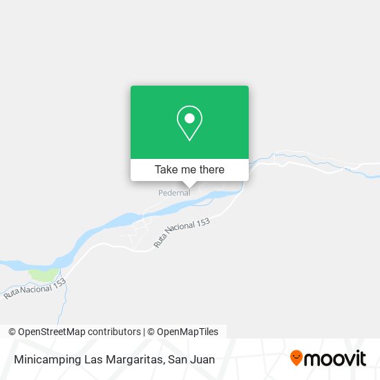 Minicamping Las Margaritas map
