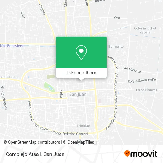 Complejo Atsa I map