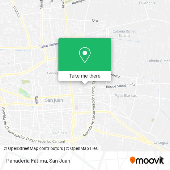 Panadería Fátima map