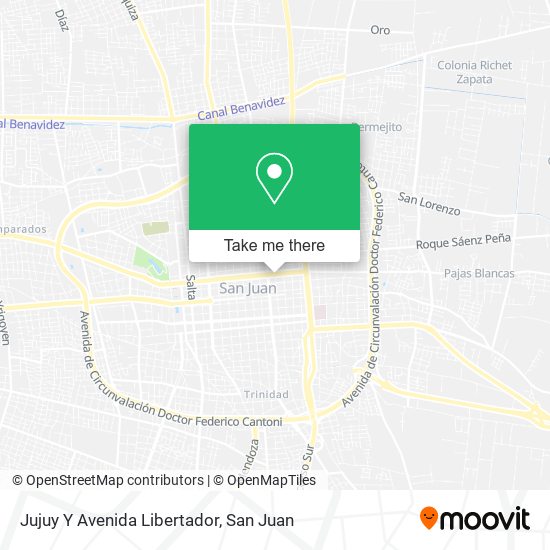 Jujuy Y Avenida Libertador map