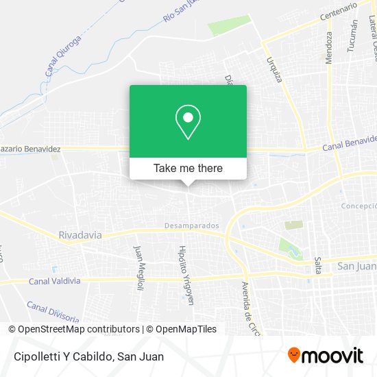Cipolletti Y Cabildo map