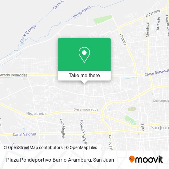 Plaza Polideportivo Barrio Aramburu map