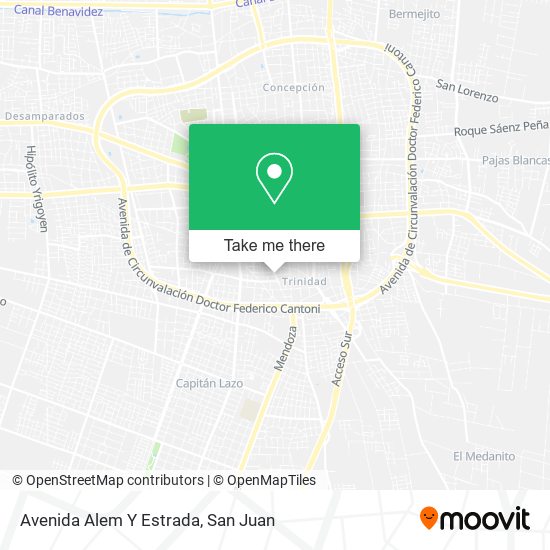Avenida Alem Y Estrada map