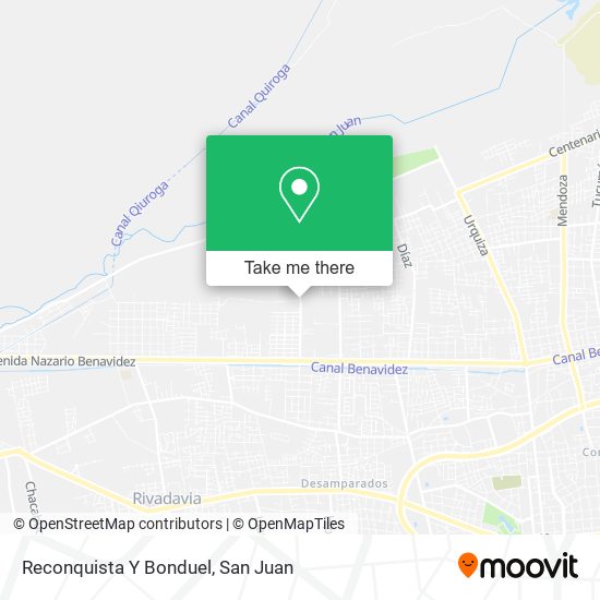 Reconquista Y Bonduel map