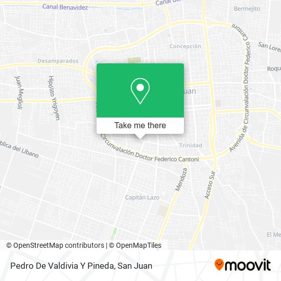 Mapa de Pedro De Valdivia Y Pineda